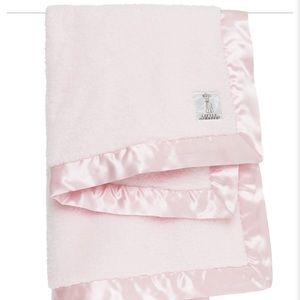 Little Giraffe Luxe Chenille Baby Blanket - pink